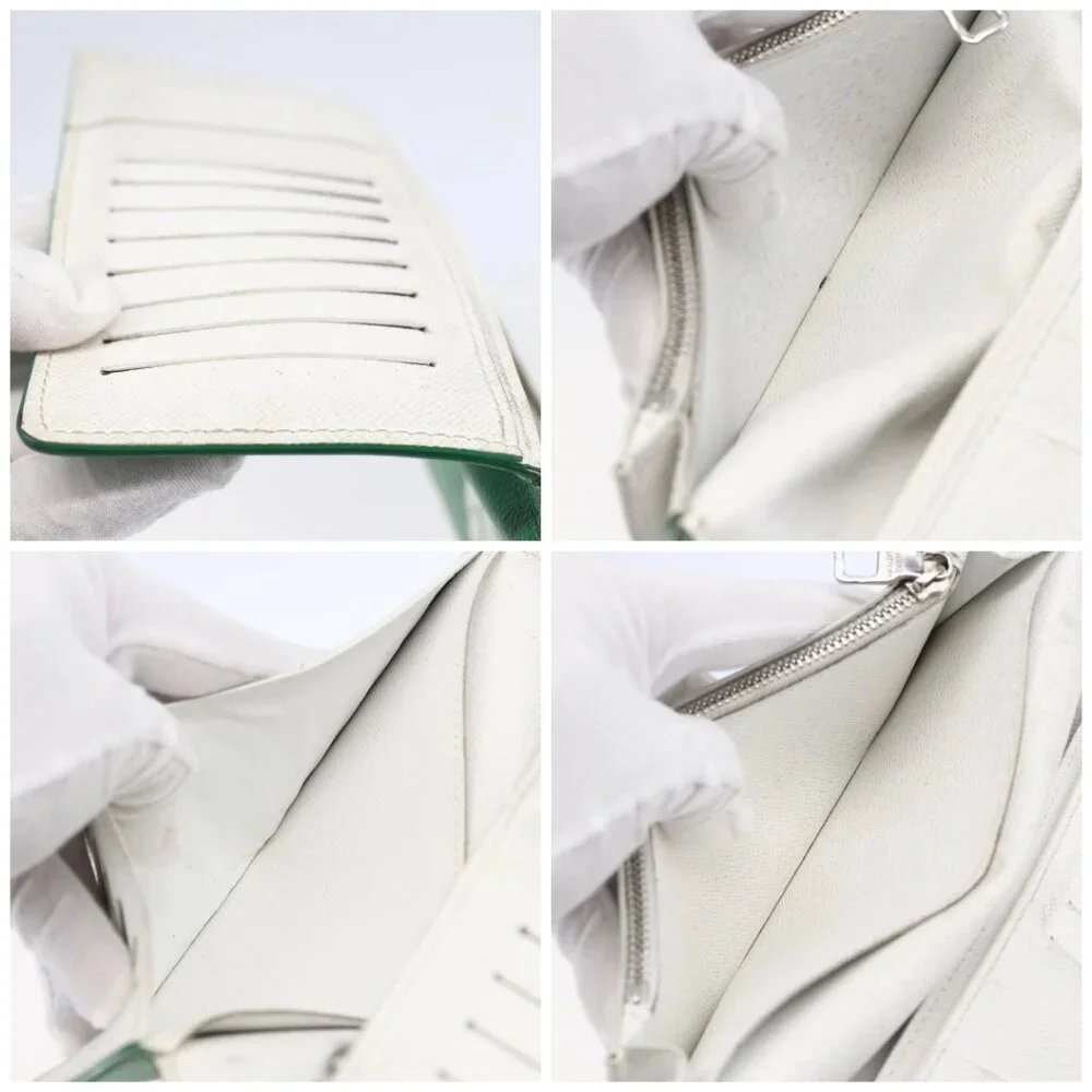 LOUIS VUITTON Monogram Everyday Portefeuille Brazza Green M80801 LV Auth 149234